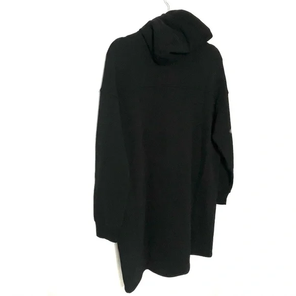 Ugg Hoodie Black Long Sleeves Sweatshirt Dress - Picture 3 of 9